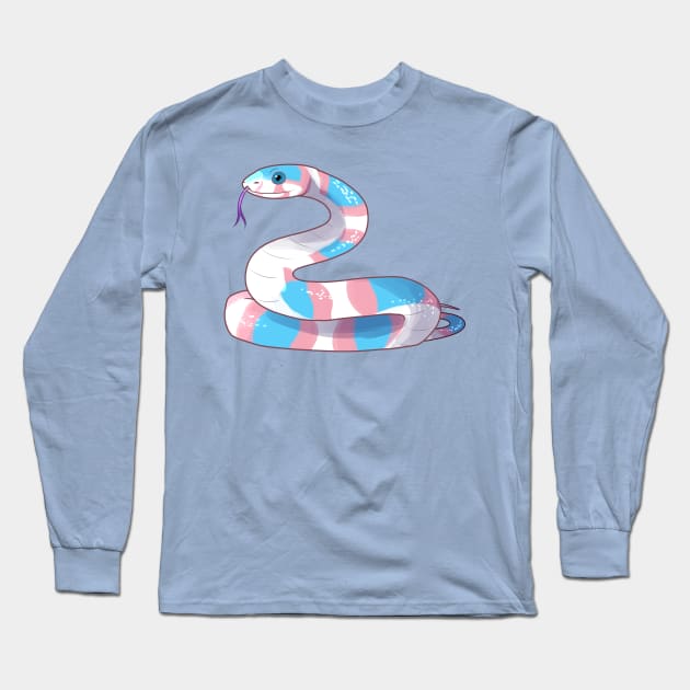 Transssgender Snake Long Sleeve T-Shirt by candychameleon